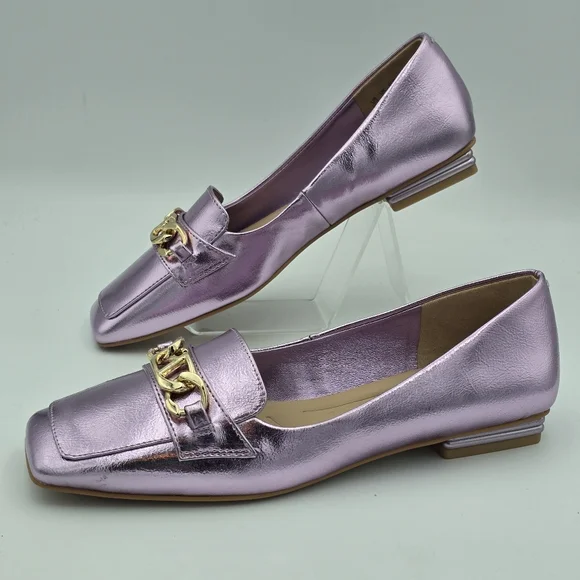 NWOT Franco Sarto Tiari Flats, Light Pink Metallic, Women's 6.5 - Picture 7 of 16
